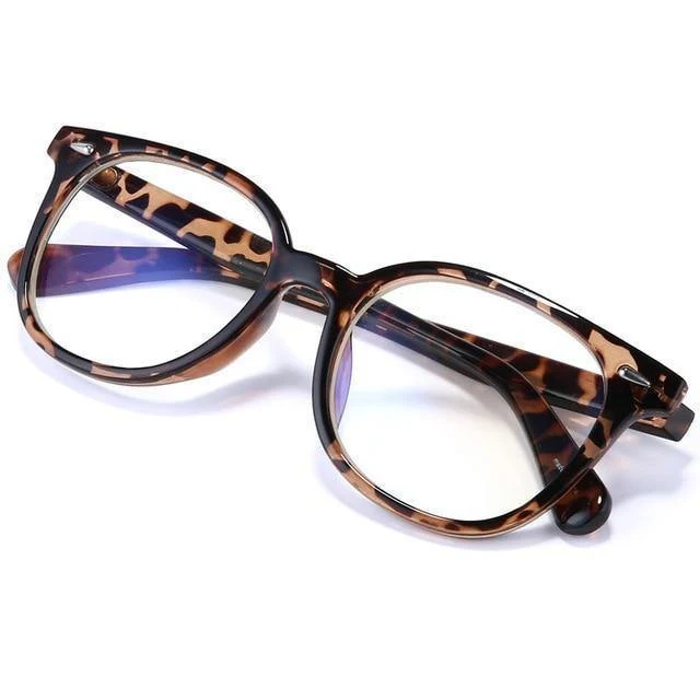 Computer Brille Männer Frauen Anti Blue Light Brillen Rahmen transparente Linse Männer Grad