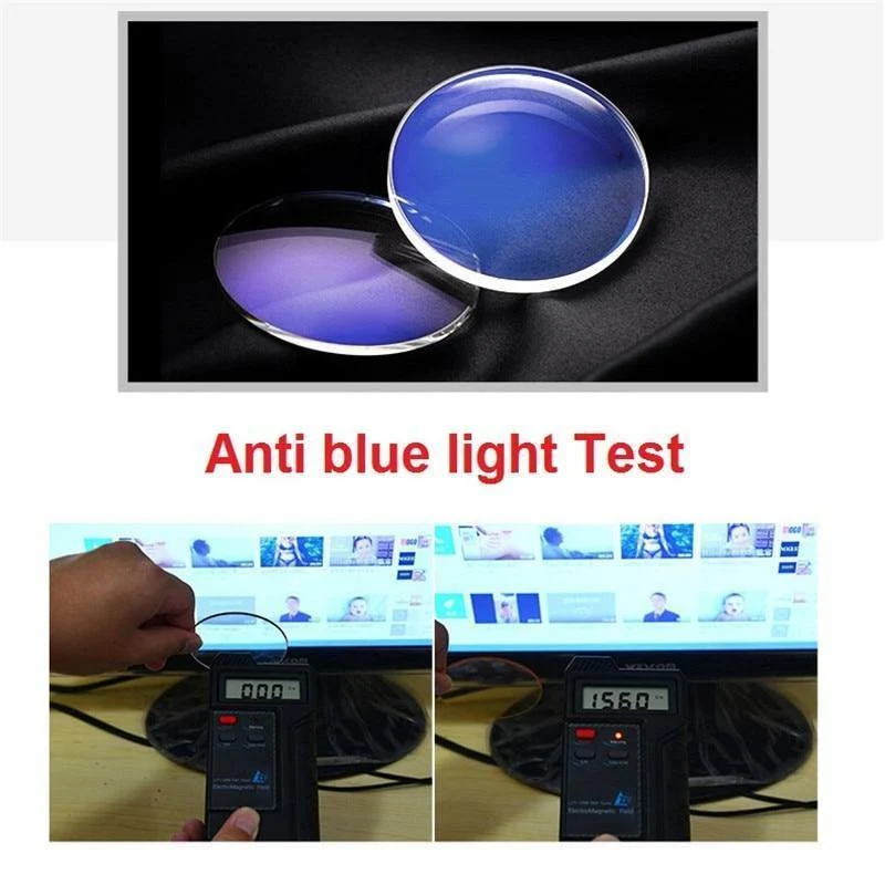Computer Brille Männer Frauen Anti Blue Light Brillen Rahmen transparente Linse Männer Grad
