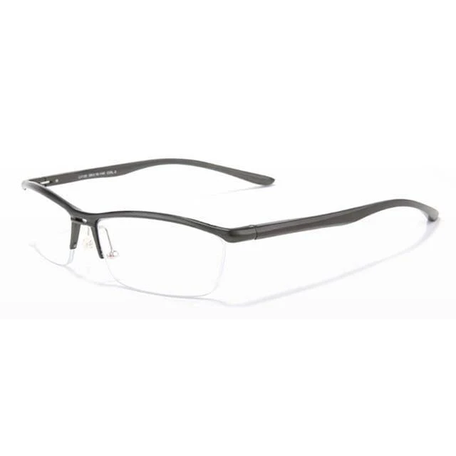 Brillen Optische Brillengestell für Herren Brillen Verschreibungspflichtige halbrandlose Brillen Halbrand