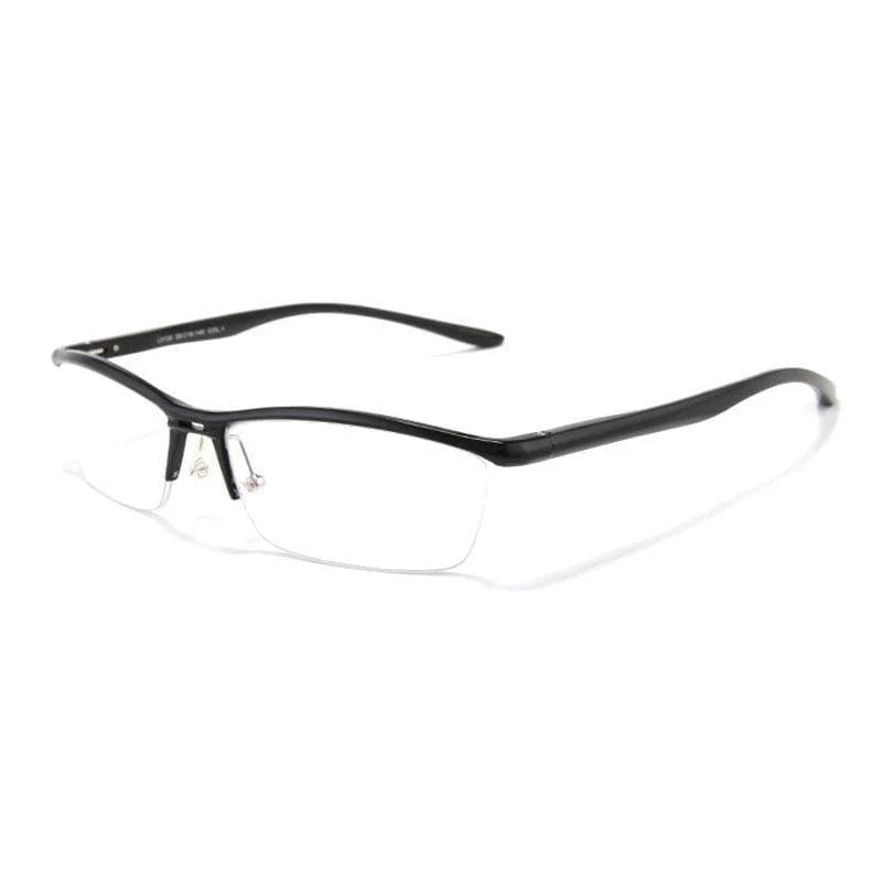Brillen Optische Brillengestell für Herren Brillen Verschreibungspflichtige halbrandlose Brillen Halbrand