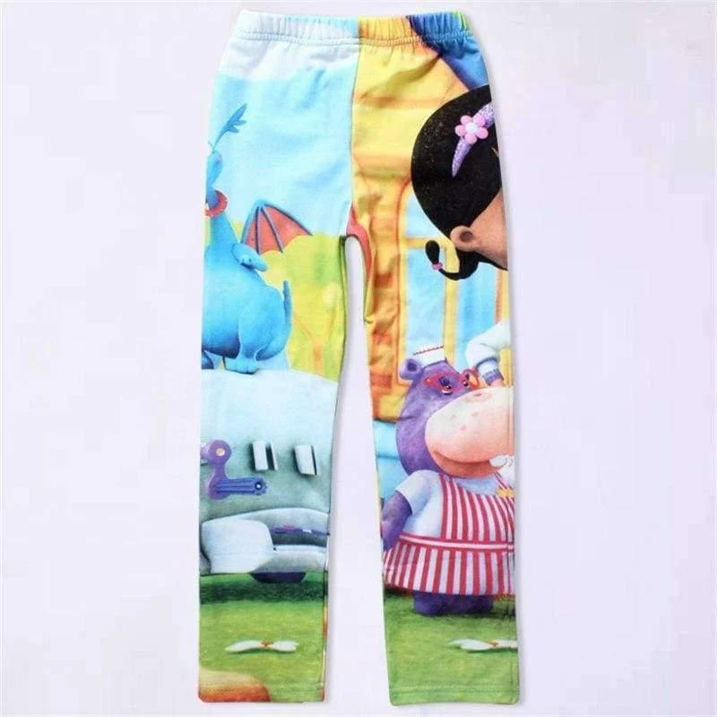 Baumwolle T-Shirts Leggings für Mädchen Blumen Hosen für Mädchen Kinder Cartoon Tinycottons Leginsy Kinder Sportanzug