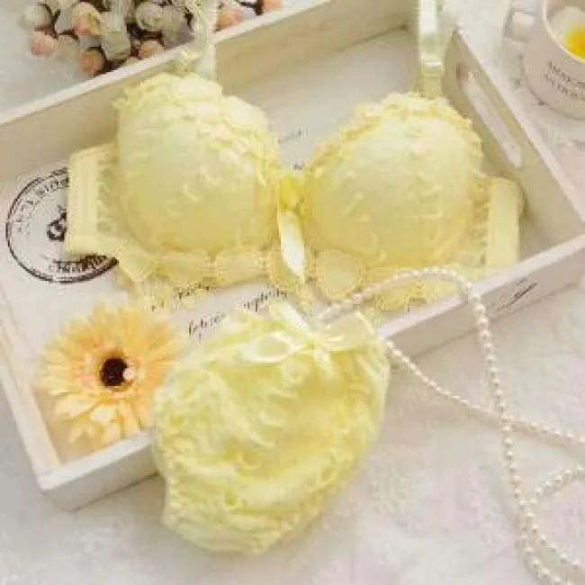 Pubertät Mädchen Teenager Mädchen Unterwäsche BH Set Mädchen BH + Slip Kinder Unterwäsche Kinderkleidung