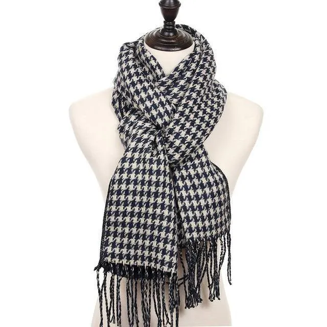 Kaschmir Schal Luxus Marke Klassische Pashmina Schal Frauen Quasten Schals Wraps Herbst Winter
