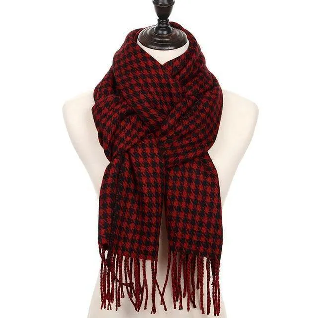 Kaschmir Schal Luxus Marke Klassische Pashmina Schal Frauen Quasten Schals Wraps Herbst Winter