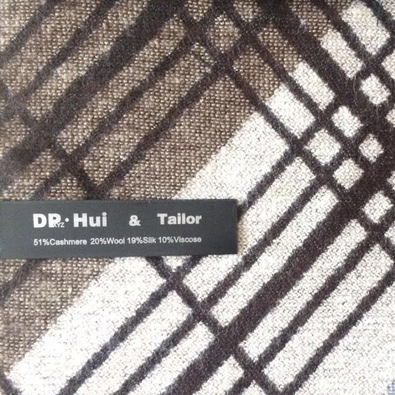 Männer Schal Baumwolle Quaste Doppel Feine Streifen Plaid Schals Männer Winter Neue Mode Gestreiften Schal für Männer Wraps