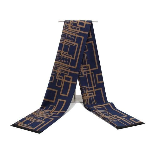 Men Classic Cashmere Geometric Schal Winter Warm Soft Tassel fashion Schal Wrap Schal