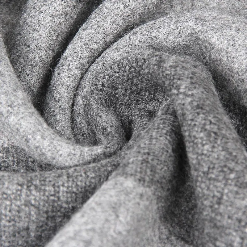 Winterschal für Herren, Vintage, weich, schwarz, gestreift, Luxusschal, warmer Schal, Kaschmirimitat