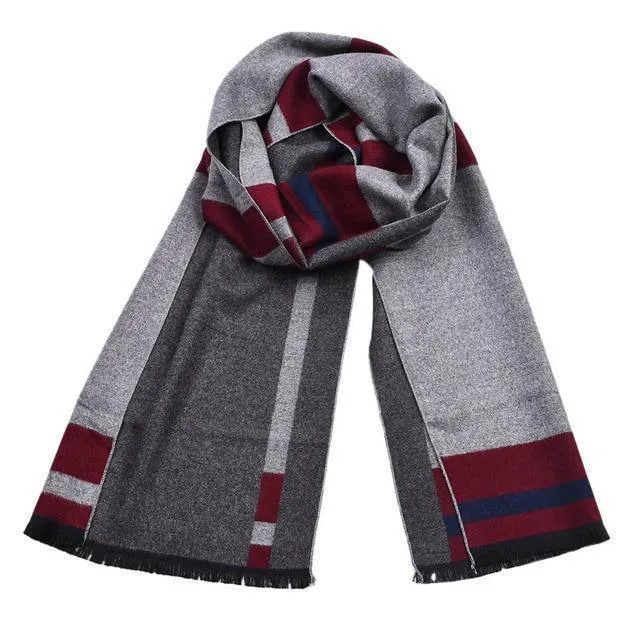 Winter-Kaschmir-Schal-Mann-bunte Quasten-Schals Pashmina-Verpackungs-Schal Bufanda Echarpe