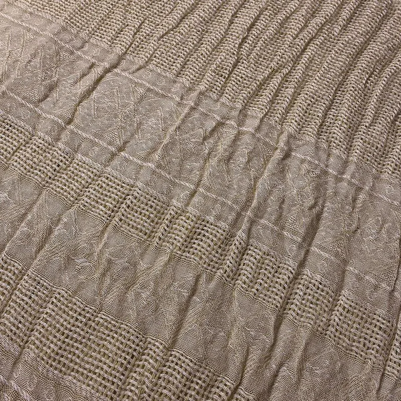 Männer Viskose Solide Chevron Langer Schal Weiche Winter Sommer Krepp Mode Dünne Schal Herbst