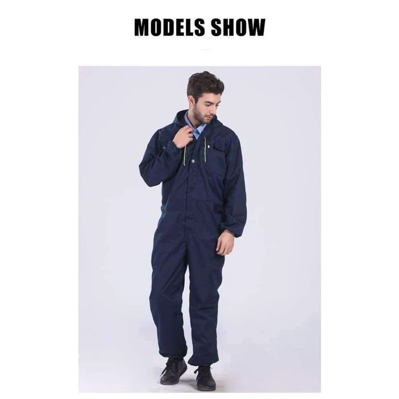 Dunkelblaue Arbeitskleidung Overalls Herren Arbeitshosen Bauuniformen