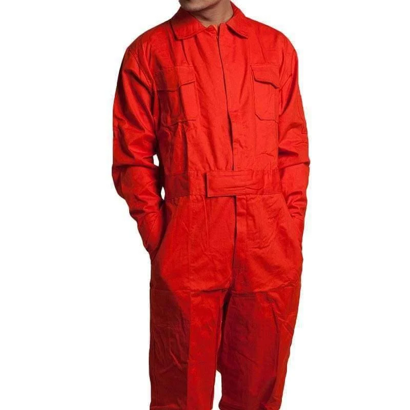 Herren-Arbeitsoverall, langärmelig, Arbeitsoverall, bequeme Baumwolle, Arbeitskleidung, Arbeitskleidung, Mechaniker, Autoreparatur, Übergröße M-4XL