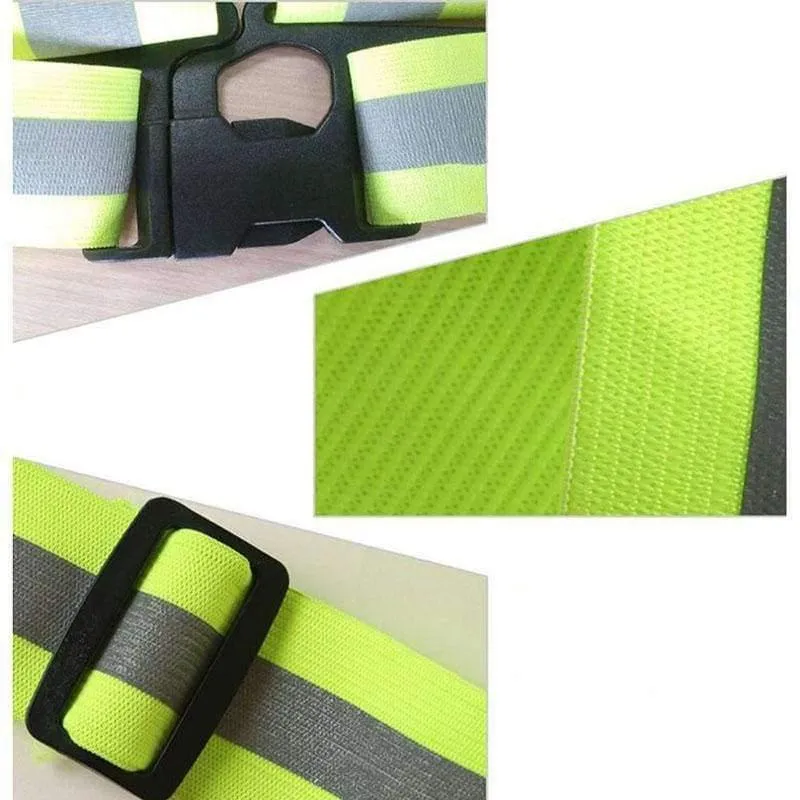 Reflektierende Warnwestenstreifen für den Baustellenverkehr Sichtbarkeit im Lager Sicherheitsjacke Reflektierende Streifen Arbeitskleidung Uniformen