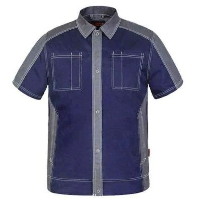 Herren Kurzarm Polo-Shirt Hochwertige Arbeitskleidung Hemd Arbeitshemd Ingenieur Uniform Jacke Mechaniker Polo-Shirt