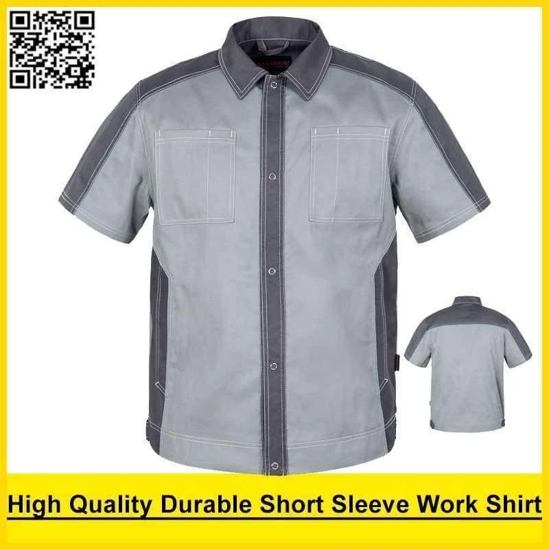 Herren Kurzarm Polo-Shirt Hochwertige Arbeitskleidung Hemd Arbeitshemd Ingenieur Uniform Jacke Mechaniker Polo-Shirt