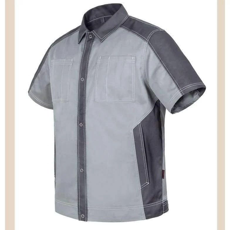 Herren Kurzarm Polo-Shirt Hochwertige Arbeitskleidung Hemd Arbeitshemd Ingenieur Uniform Jacke Mechaniker Polo-Shirt