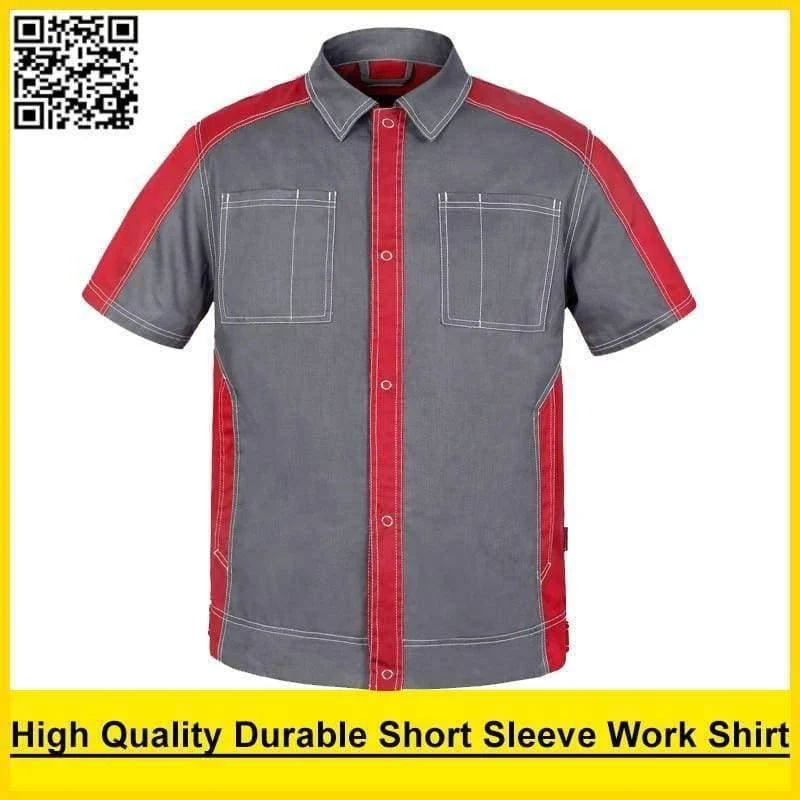 Herren Kurzarm Polo-Shirt Hochwertige Arbeitskleidung Hemd Arbeitshemd Ingenieur Uniform Jacke Mechaniker Polo-Shirt