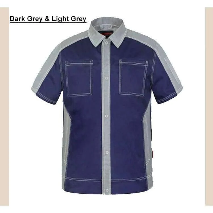 Herren Kurzarm Polo-Shirt Hochwertige Arbeitskleidung Hemd Arbeitshemd Ingenieur Uniform Jacke Mechaniker Polo-Shirt