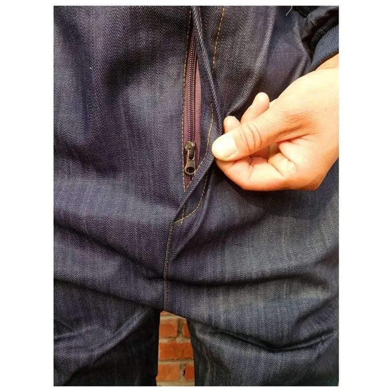 Männer Arbeitskleidung Langarm Denim Overall Hochwertige Verschleißfestigkeit Overalls Mechaniker Maschine Autoreparatur Arbeitsuniform