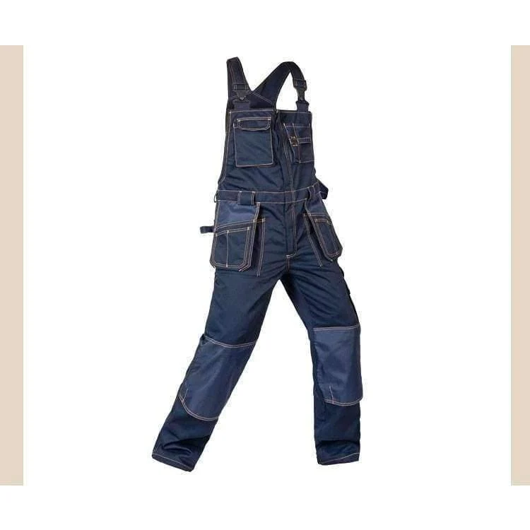 Männer Frauen Arbeitsoveralls Multifunktionale Taschen Mechaniker Strap Overalls Hosen Hochwertige Arbeitskleidung Uniformen