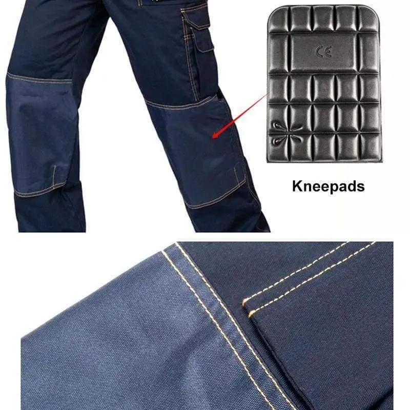 Männer Frauen Arbeitsoveralls Multifunktionale Taschen Mechaniker Strap Overalls Hosen Hochwertige Arbeitskleidung Uniformen