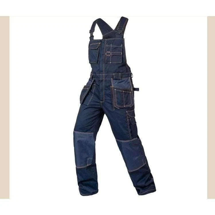 Männer Frauen Arbeitsoveralls Multifunktionale Taschen Mechaniker Strap Overalls Hosen Hochwertige Arbeitskleidung Uniformen