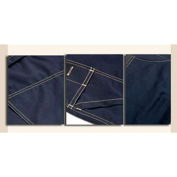Männer Frauen Arbeitsoveralls Multifunktionale Taschen Mechaniker Strap Overalls Hosen Hochwertige Arbeitskleidung Uniformen