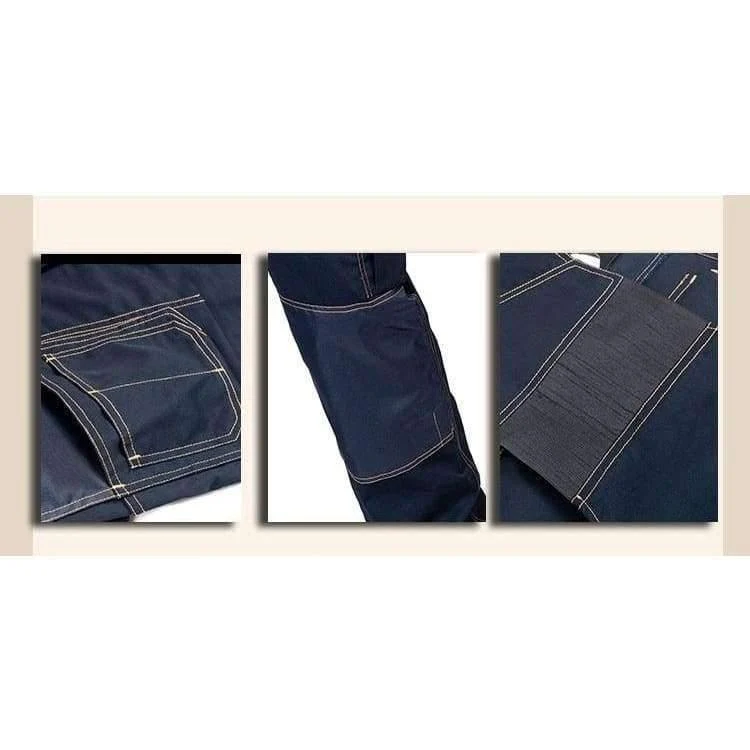 Männer Frauen Arbeitsoveralls Multifunktionale Taschen Mechaniker Strap Overalls Hosen Hochwertige Arbeitskleidung Uniformen