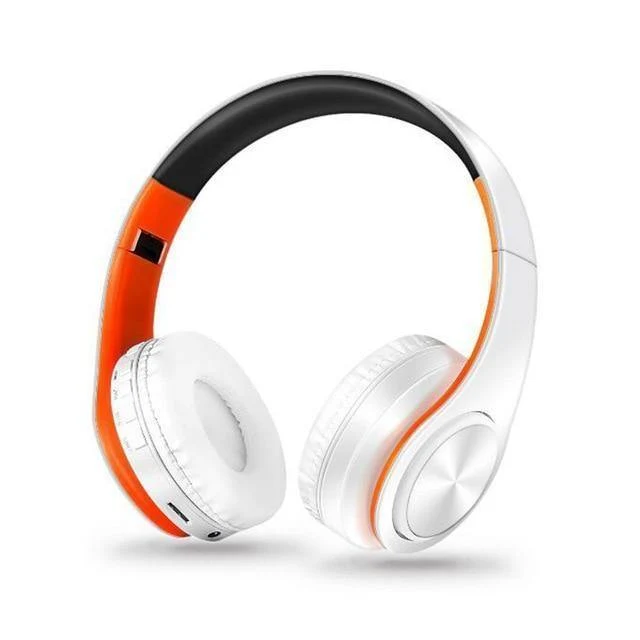 Drahtlose Kopfhörer Bluetooth Stereo Faltbarer Kopfhörer Audio Mp3 Einstellbare Kopfhörer mit Mikrofon für Musik