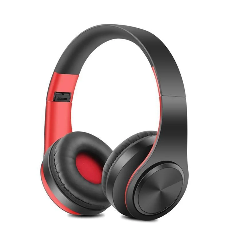 Drahtlose Kopfhörer Bluetooth Stereo Faltbarer Kopfhörer Audio Mp3 Einstellbare Kopfhörer mit Mikrofon für Musik