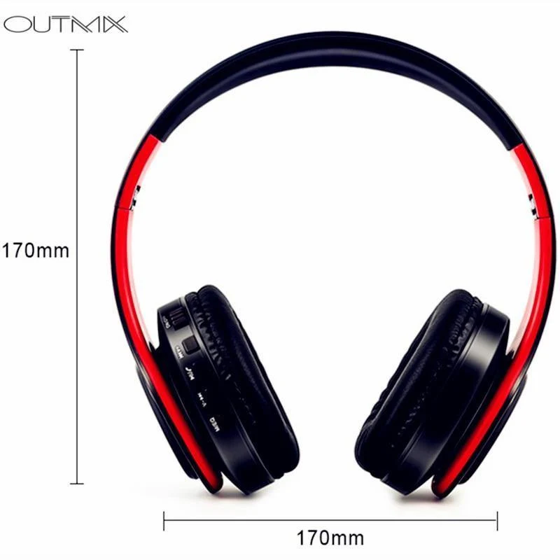 Drahtlose Kopfhörer Bluetooth Headset Faltbare Kopfhörer Einstellbar Ohrhörer Mit Mikrofon Für PC handy Mp3 SD