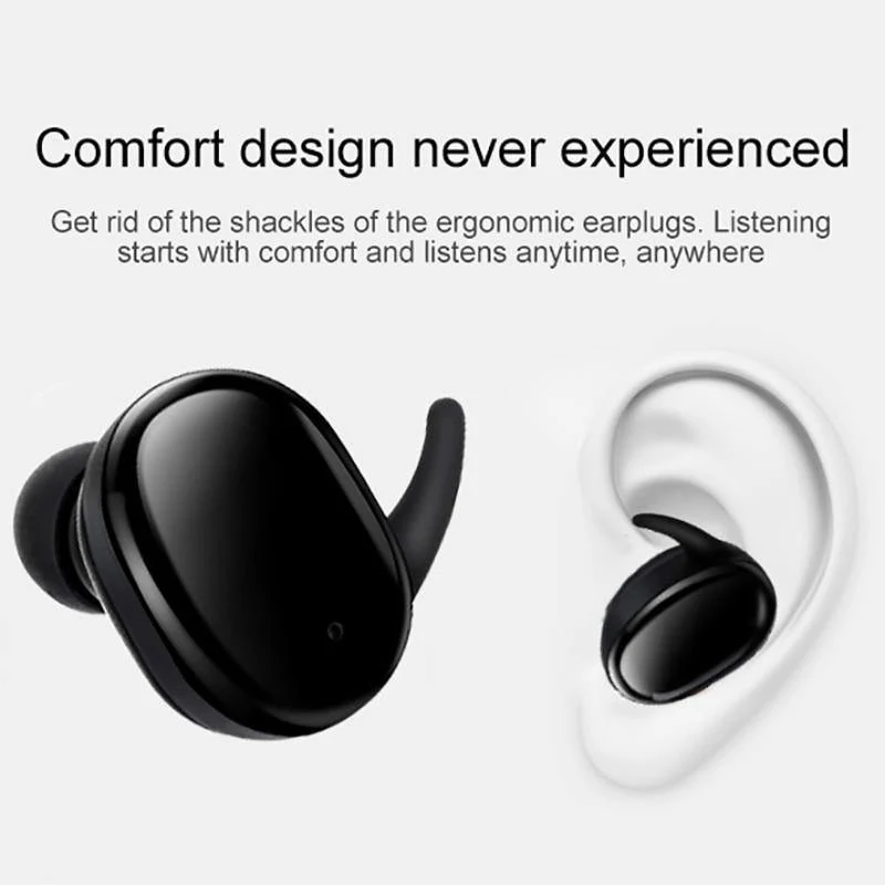 Drahtlose Mini Bluetooth Kopfhörer Für Xiaomi Huawei Mobile Stereo Ohrhörer Sport Ohr Telefon Mit Mic Tragbare Lade Box