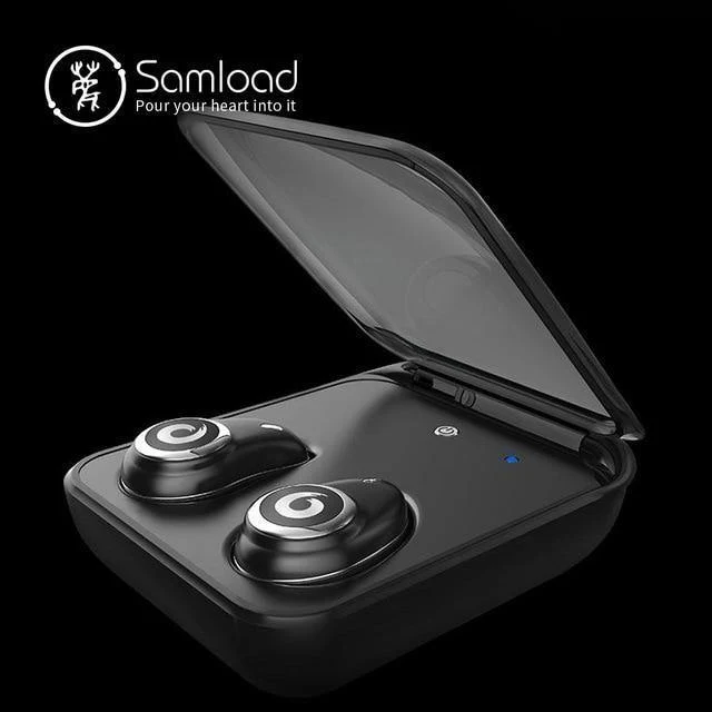 Bluetooth 5.0 Kopfhörer True Wireless EarBuds IPX7 Wasserdichtes Stereo-Headset 2000mAh Power Bank Telefonladung für iPhone 6s 7 Sony