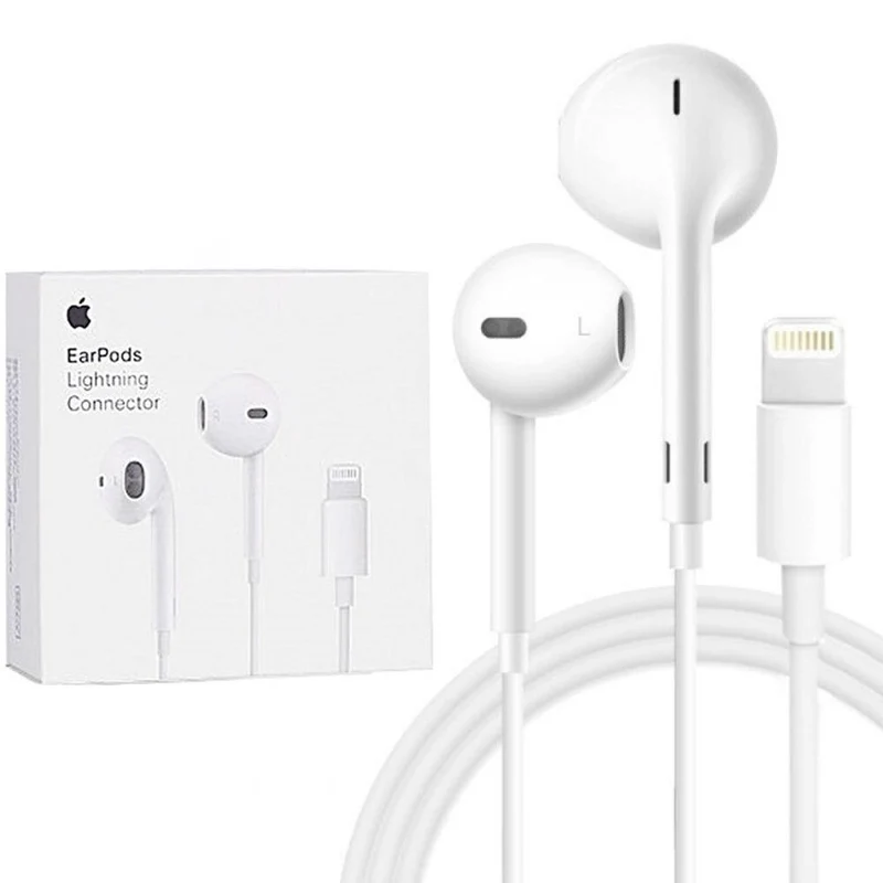 Apple Earpods mit Lightning Connector-Kopfhörern iPhone 7 Kopfhörer iPhone 8 Remote-Mikrofon