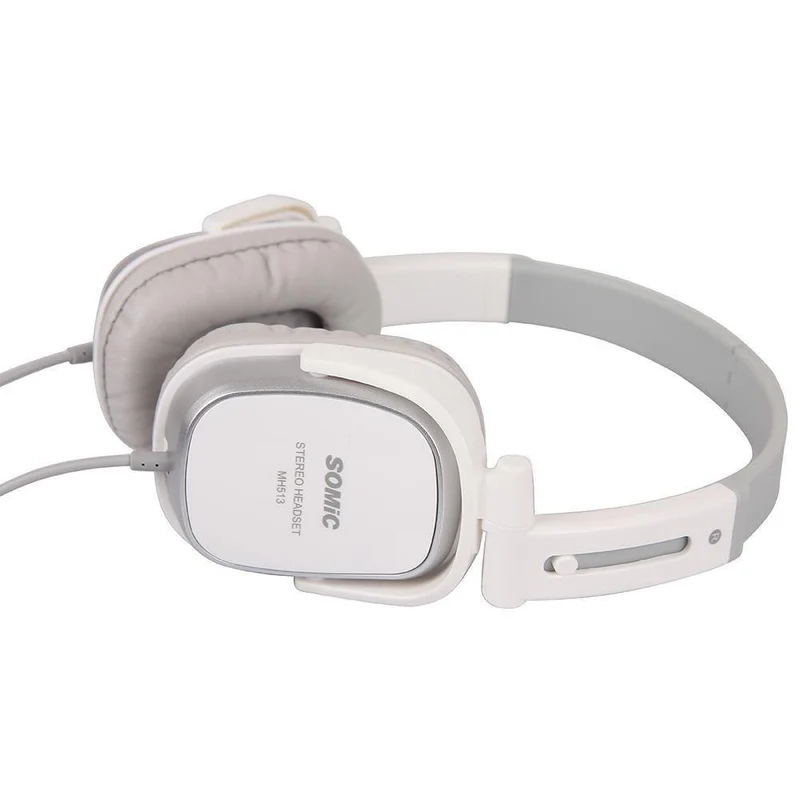 Tragbares zusammenklappbares Headset mit Kopfbügel, kabelgebundene Kopfhörer mit Mikrofon, Sprachsteuerung, 3.5-mm-Stecker für Telefon MID