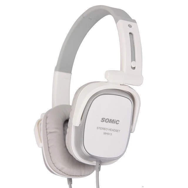 Tragbares zusammenklappbares Headset mit Kopfbügel, kabelgebundene Kopfhörer mit Mikrofon, Sprachsteuerung, 3.5-mm-Stecker für Telefon MID