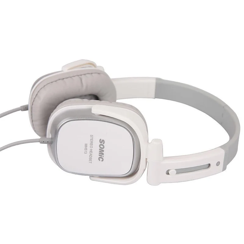 Tragbares zusammenklappbares Headset mit Kopfbügel, kabelgebundene Kopfhörer mit Mikrofon, Sprachsteuerung, 3.5-mm-Stecker für Telefon MID