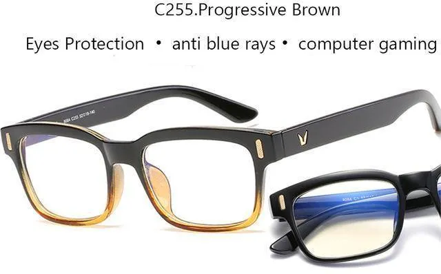 Anti Blue Rays Computer Brille Männer Blue Light Gaming Brille Schutz Myopie