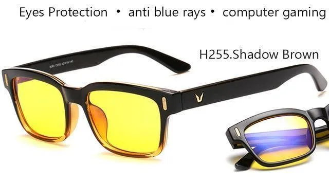 Anti Blue Rays Computer Brille Männer Blue Light Gaming Brille Schutz Myopie