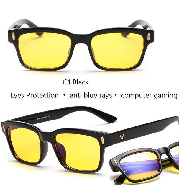 Anti Blue Rays Computer Brille Männer Blue Light Gaming Brille Schutz Myopie