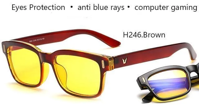 Anti Blue Rays Computer Brille Männer Blue Light Gaming Brille Schutz Myopie