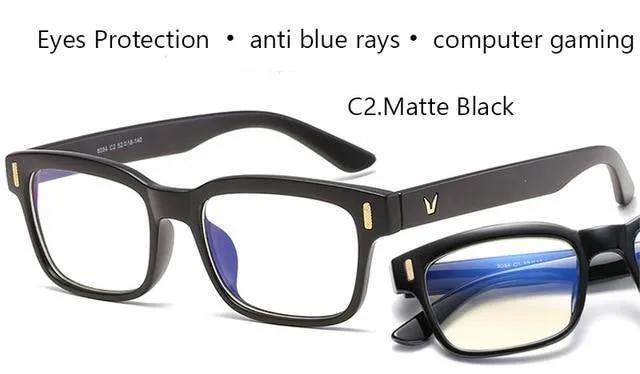Anti Blue Rays Computer Brille Männer Blue Light Gaming Brille Schutz Myopie