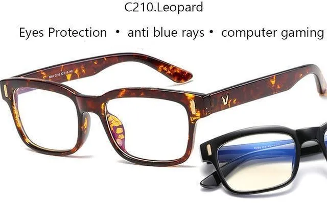 Anti Blue Rays Computer Brille Männer Blue Light Gaming Brille Schutz Myopie