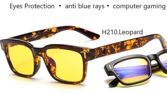 Anti Blue Rays Computer Brille Männer Blue Light Gaming Brille Schutz Myopie