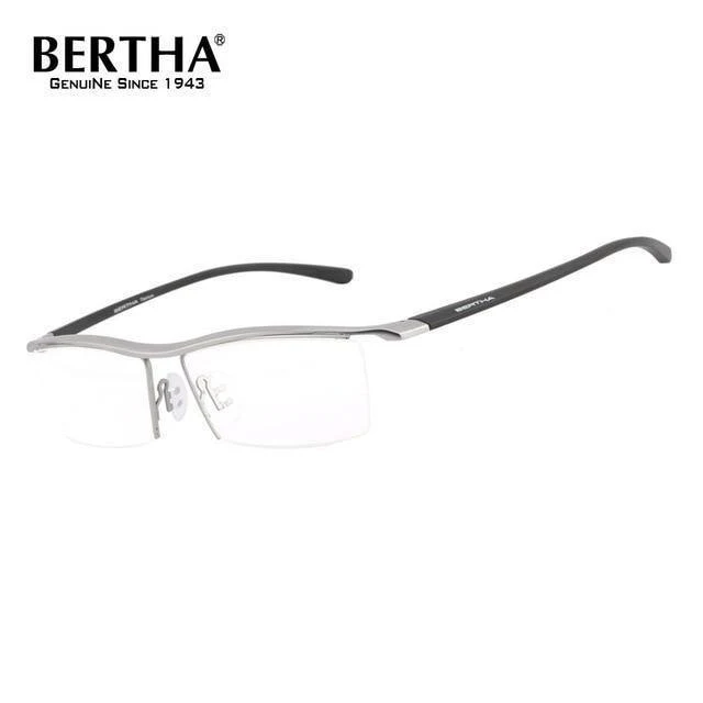 Men Z Pure Titanium Halbrand Brillen Business Optische Brillen Rahmen Korrektionsbrillen