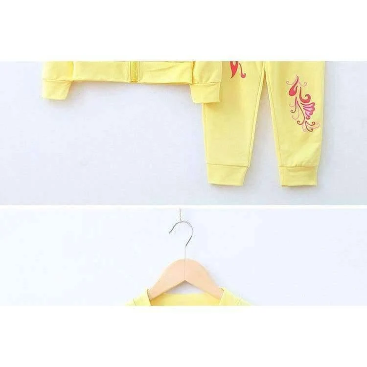 Herbst Teenager Mädchen Kleidung Sets Baby Mädchen Schöne Blume Candy Farbe Sport Anzüge Kinder Baumwolle Jogging Set Kinder Kleidung