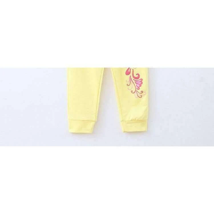 Herbst Teenager Mädchen Kleidung Sets Baby Mädchen Schöne Blume Candy Farbe Sport Anzüge Kinder Baumwolle Jogging Set Kinder Kleidung