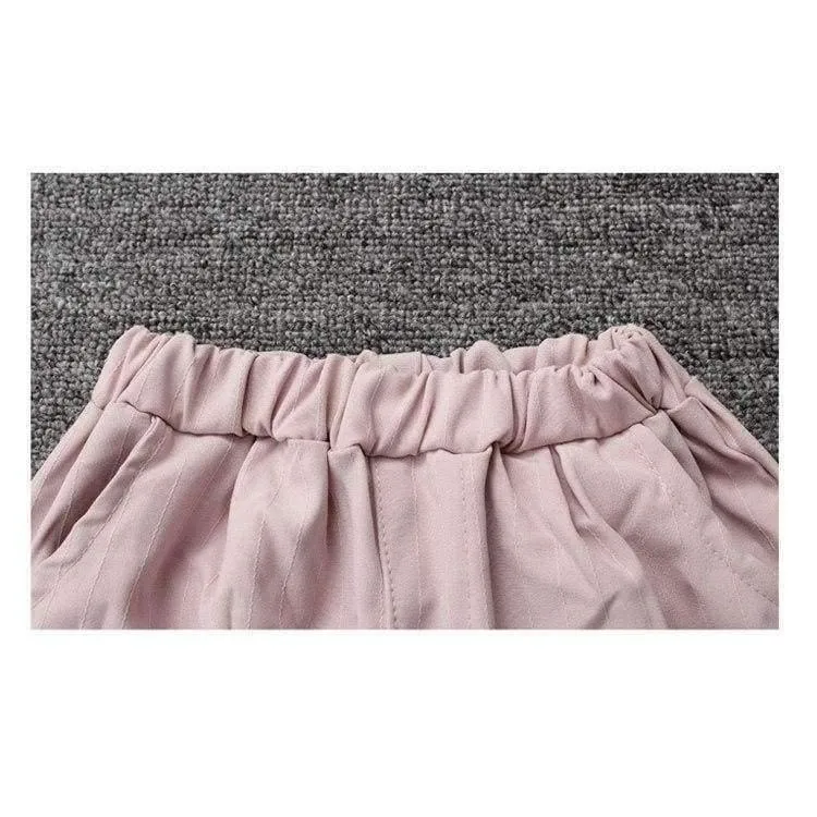 Teenager mädchen kleidung für 4-14 jahre mädchen mode 3 stücke kinder kleidung set langarm t-shirt + hosen + gürtel kinder outfit