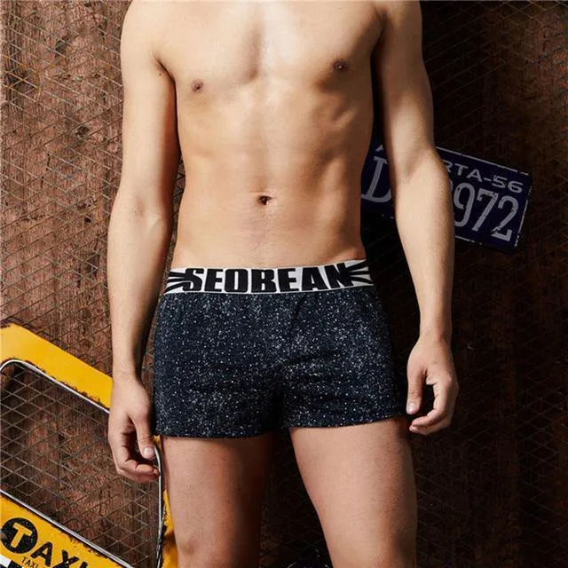 Unterwäsche für Herren, Schlafhose aus 100 % Baumwolle, Shorts für Herren, Pyjamas, Boxershorts, modische Lounges, Heimkleidung