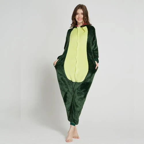 Animal Pyjamas Flanell Winter Damen Herren Einhornstich Panda Pikachu Onesie Sleep lounge Sleepwear