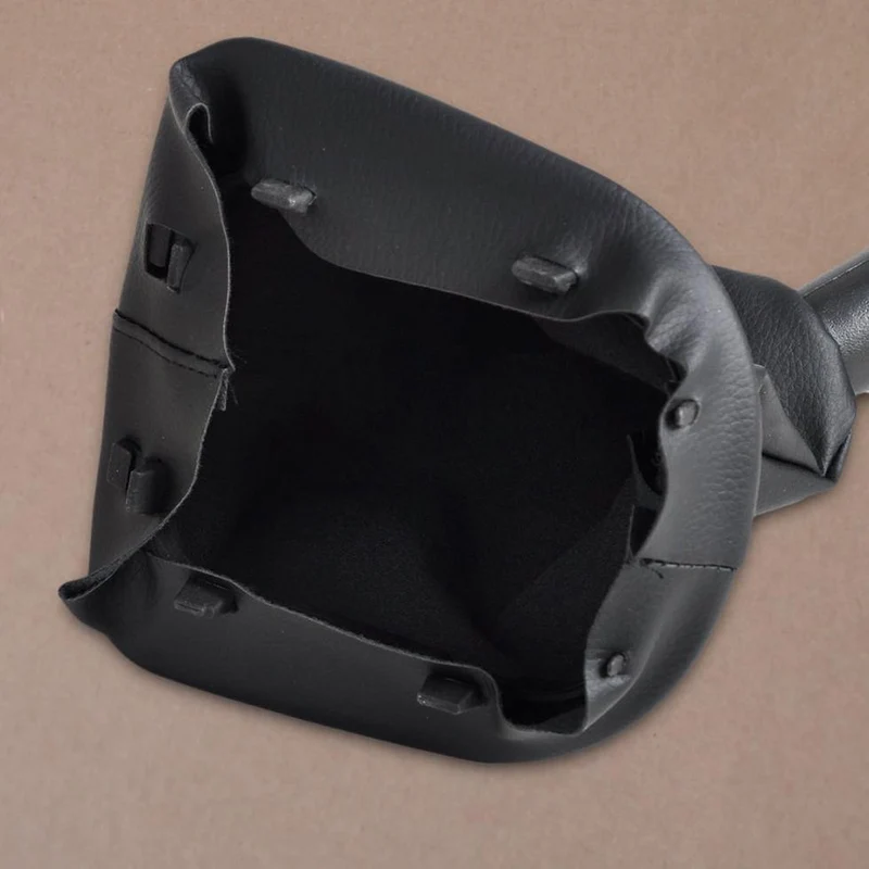 Schwarze 5-Gang-PU-Schaltknaufmanschette für Peugeot 307, Reparatur, Auto-Ersatzteile, Innenteile